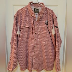 South Carolina Gamecocks Drake Fishing Shirt Large Vented Long Sleeves